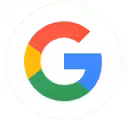Google logo icon with colorful G on white background
