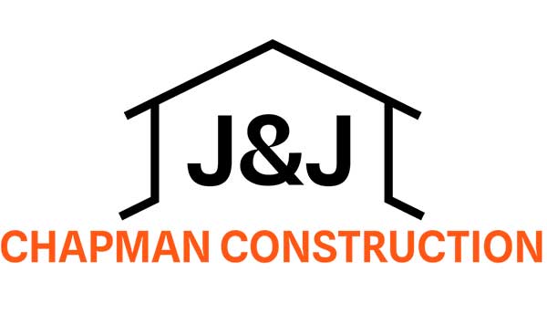 J&J Chapman Construction company logo with house outline