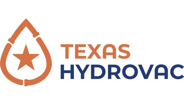 Texas Hydrovac company logo with water drop and star