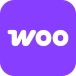 WooCommerce logo on purple background